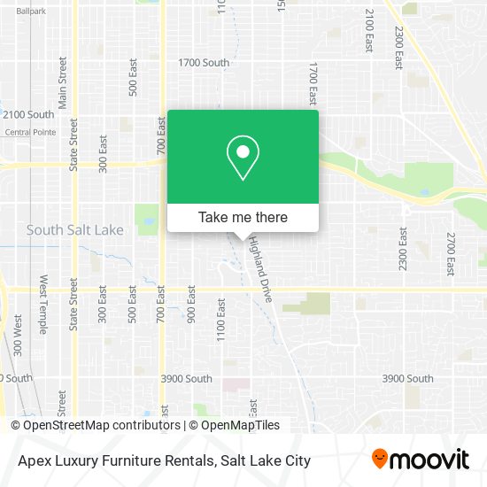 Apex Luxury Furniture Rentals map