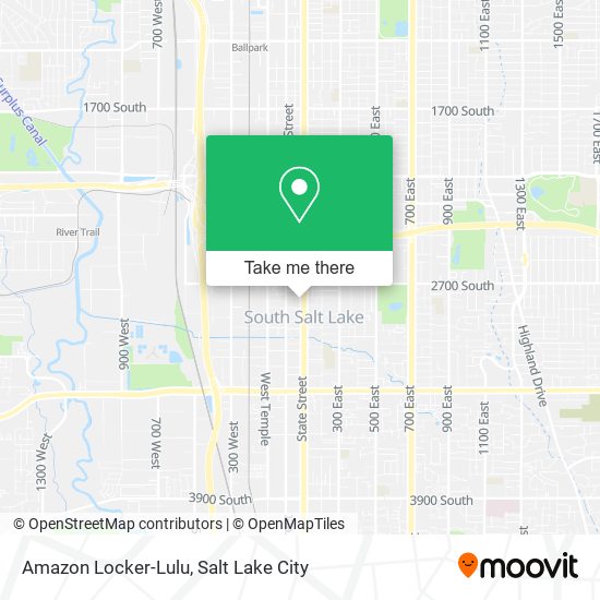 Amazon Locker-Lulu map