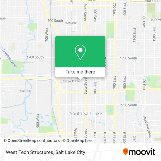West Tech Structures map