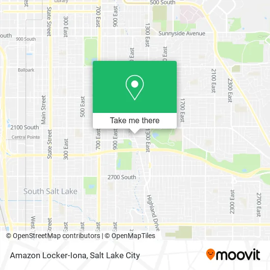 Mapa de Amazon Locker-Iona
