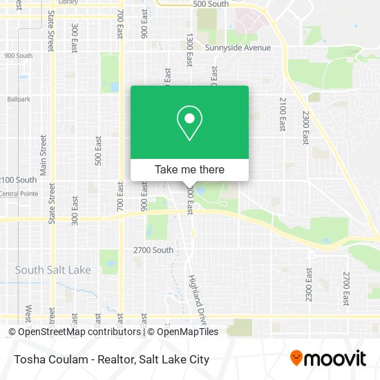 Tosha Coulam - Realtor map