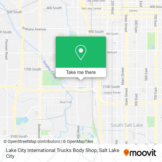 Lake City International Trucks Body Shop map