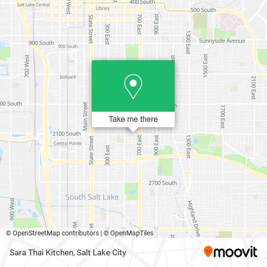 Sara Thai Kitchen map