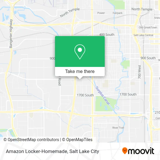 Amazon Locker-Homemade map