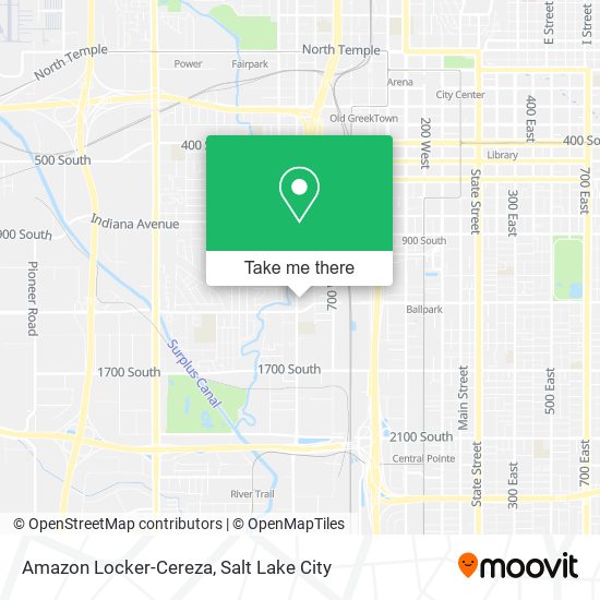 Amazon Locker-Cereza map