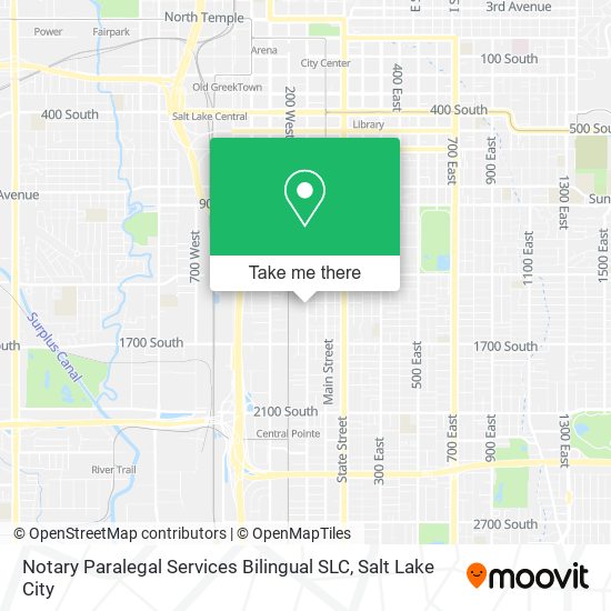 Notary Paralegal Services Bilingual SLC map
