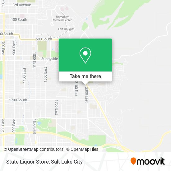 State Liquor Store map