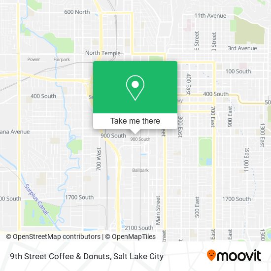 9th Street Coffee & Donuts map