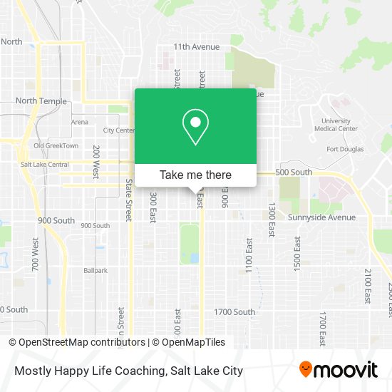 Mostly Happy Life Coaching map