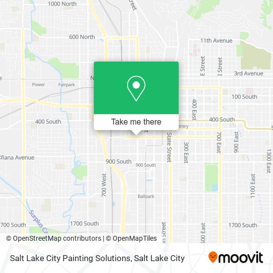 Salt Lake City Painting Solutions map
