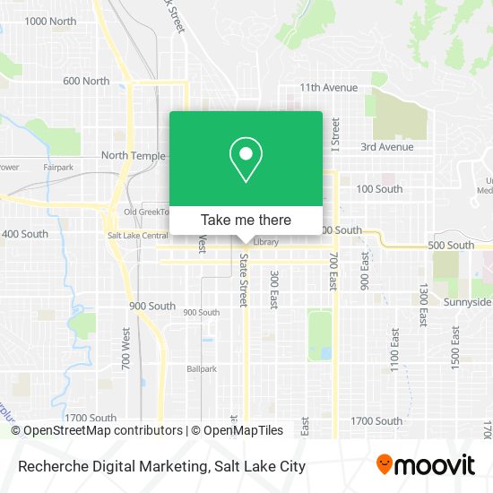 Recherche Digital Marketing map