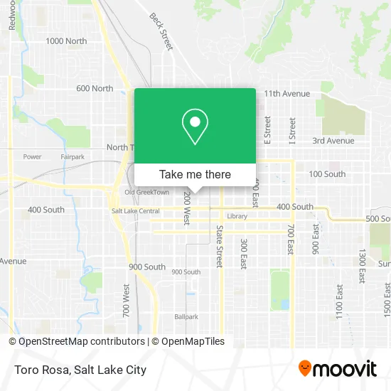 Toro Rosa map