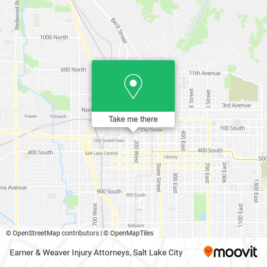 Earner & Weaver Injury Attorneys map