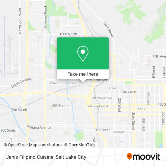 Janis Filipino Cuisine map