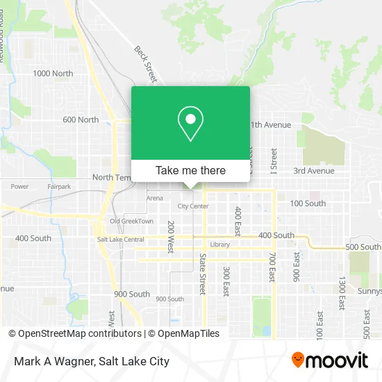 Mark A Wagner map