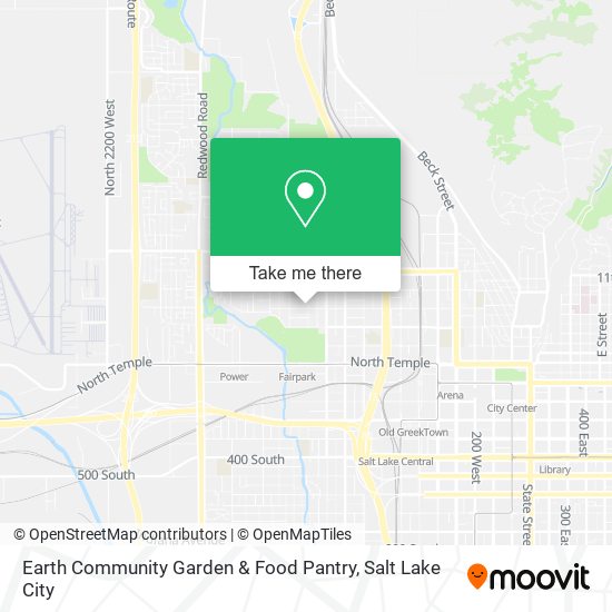 Earth Community Garden & Food Pantry map