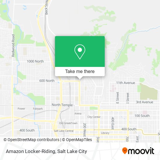 Amazon Locker-Riding map