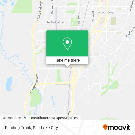 Reading Truck map