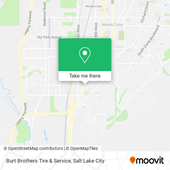 Burt Brothers Tire & Service map