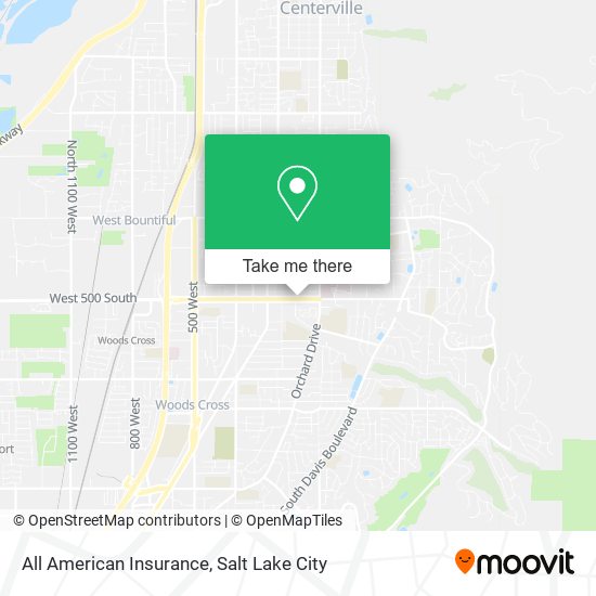 All American Insurance map