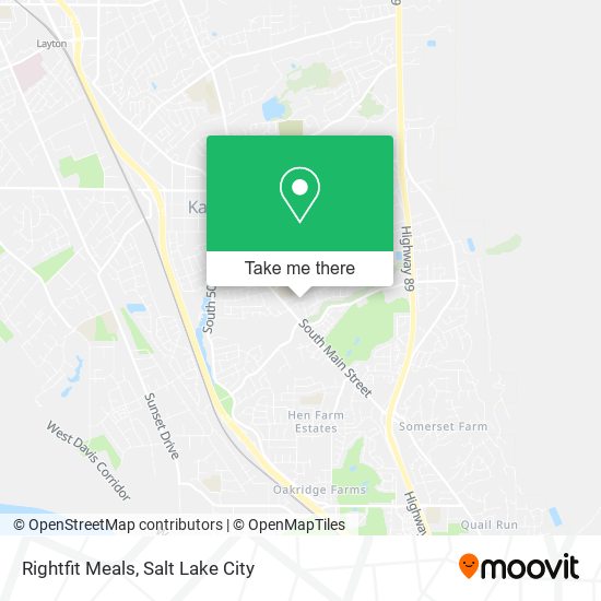 Rightfit Meals map