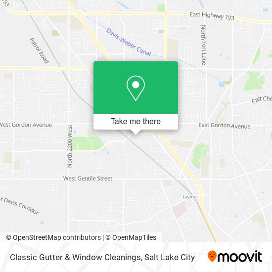 Classic Gutter & Window Cleanings map