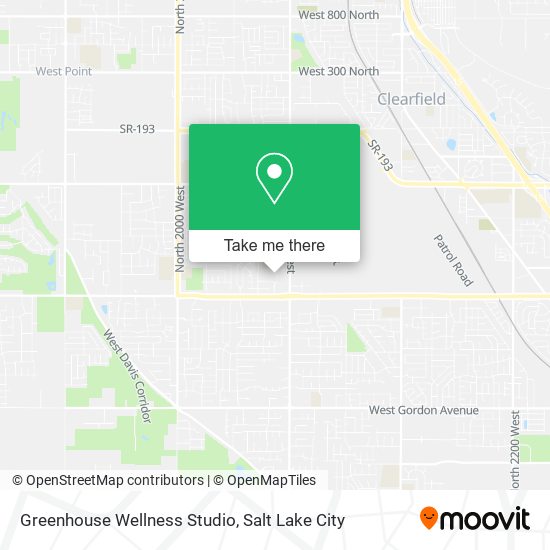 Greenhouse Wellness Studio map