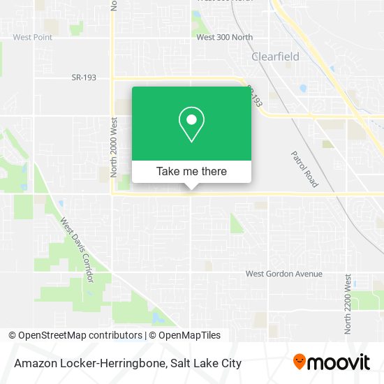 Amazon Locker-Herringbone map