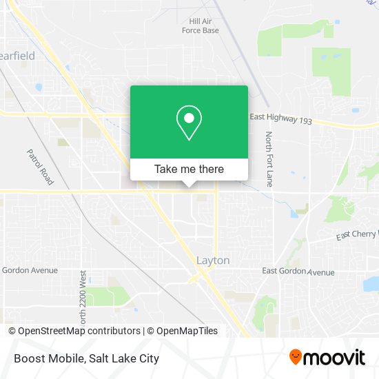 Boost Mobile map