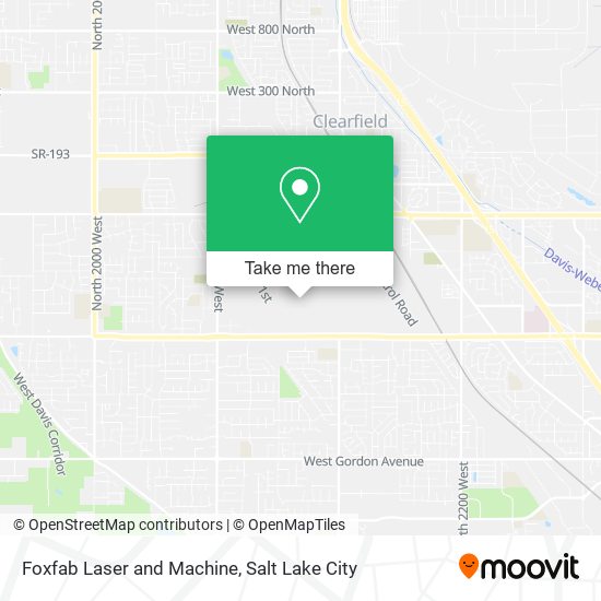 Foxfab Laser and Machine map