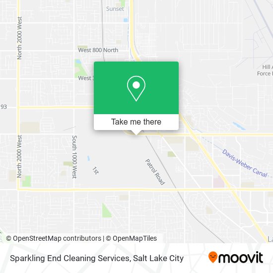 Sparkling End Cleaning Services map