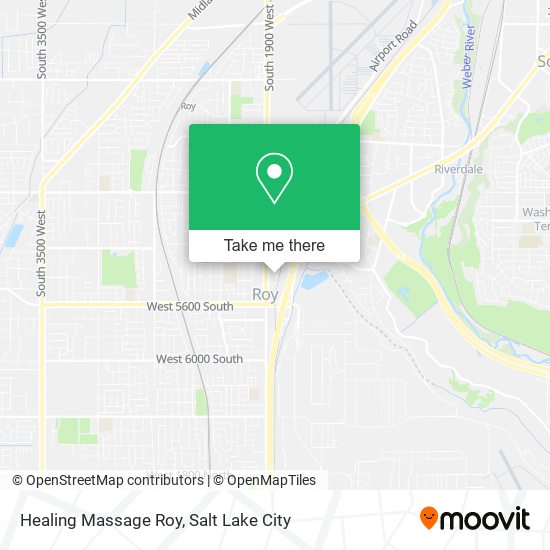 Mapa de Healing Massage Roy