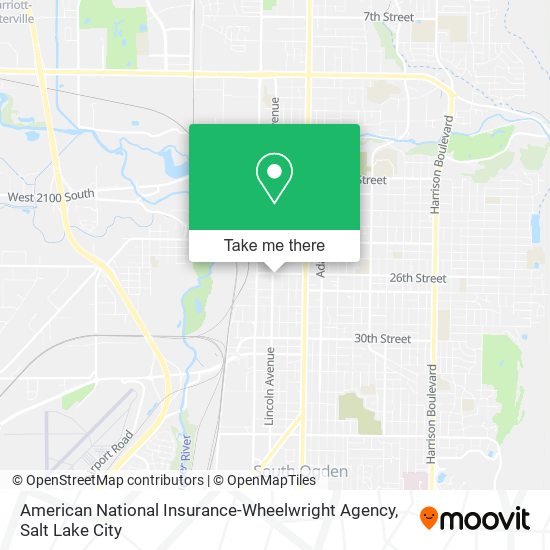 American National Insurance-Wheelwright Agency map