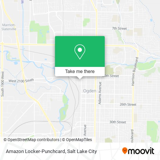 Amazon Locker-Punchcard map