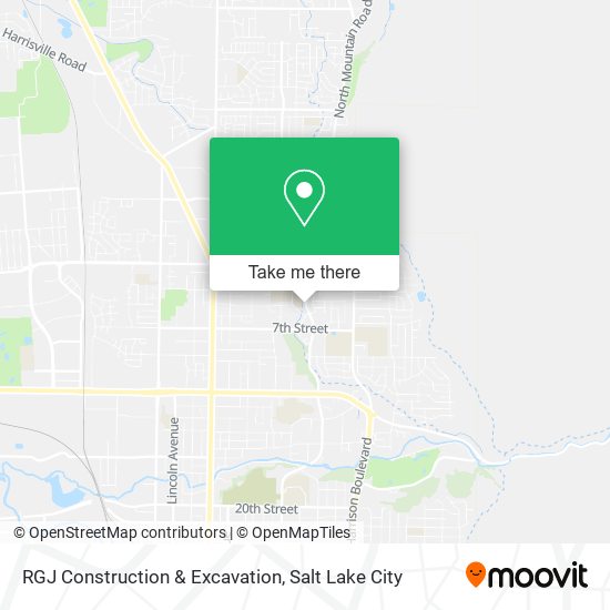 RGJ Construction & Excavation map