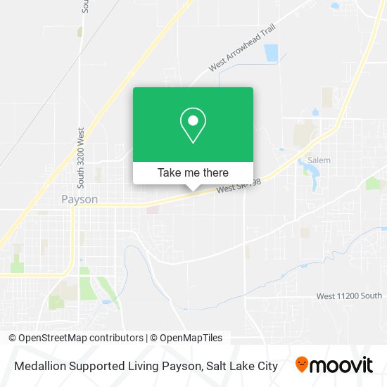 Medallion Supported Living Payson map