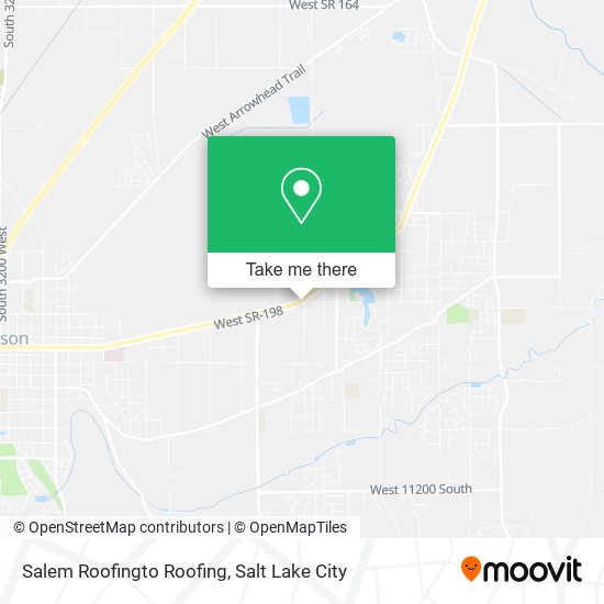 Salem Roofingto Roofing map