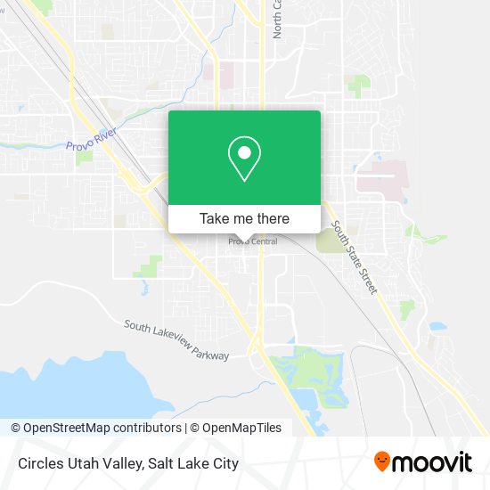 Circles Utah Valley map