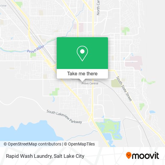 Rapid Wash Laundry map