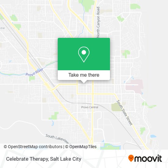 Celebrate Therapy map