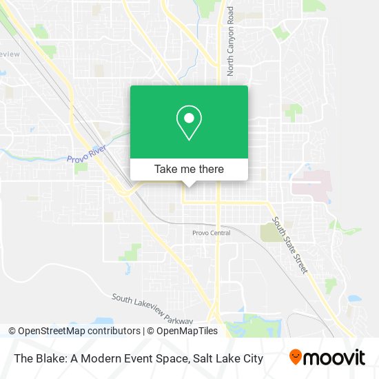 The Blake: A Modern Event Space map