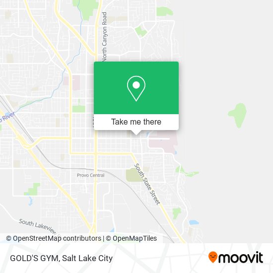 GOLD'S GYM map