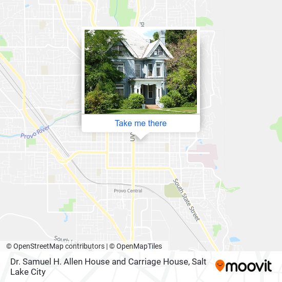 Dr. Samuel H. Allen House and Carriage House map