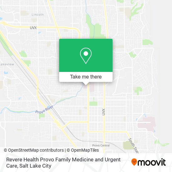 Mapa de Revere Health Provo Family Medicine and Urgent Care