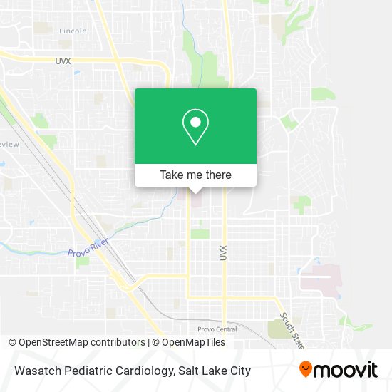 Wasatch Pediatric Cardiology map