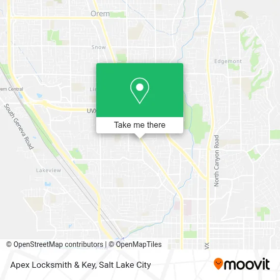 Apex Locksmith & Key map