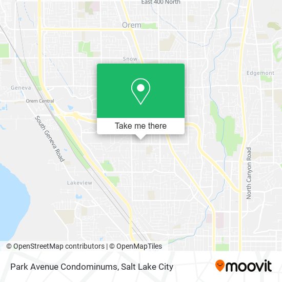 Mapa de Park Avenue Condominums