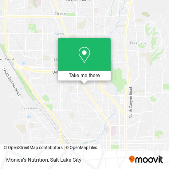 Mapa de Monica's Nutrition