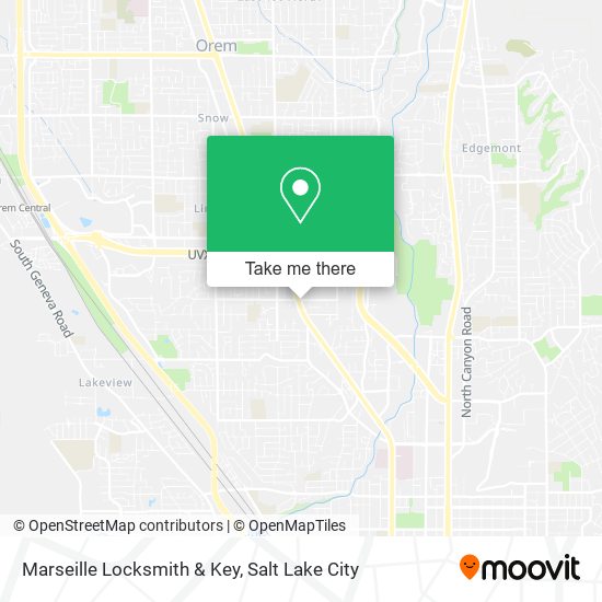Mapa de Marseille Locksmith & Key