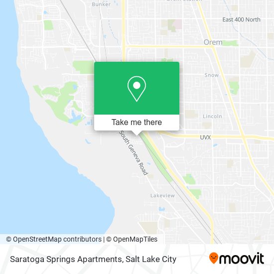 Saratoga Springs Apartments map